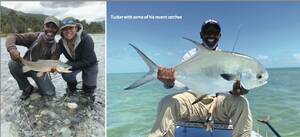 Joe Tucker Jr. holding fish fly fishing attorney hobby